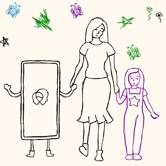 мама занимается АВА-терапией дома с ребенком